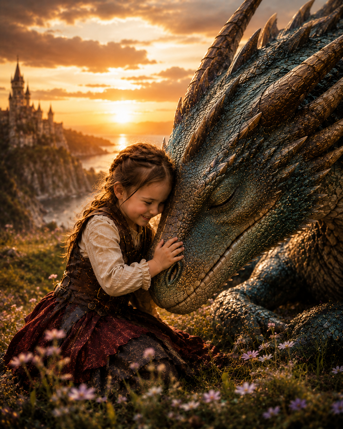 Dragon Rider — Sunset Nuzzle