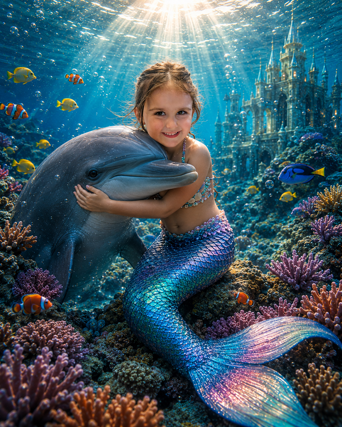 Mermaid — Dolphin Friend