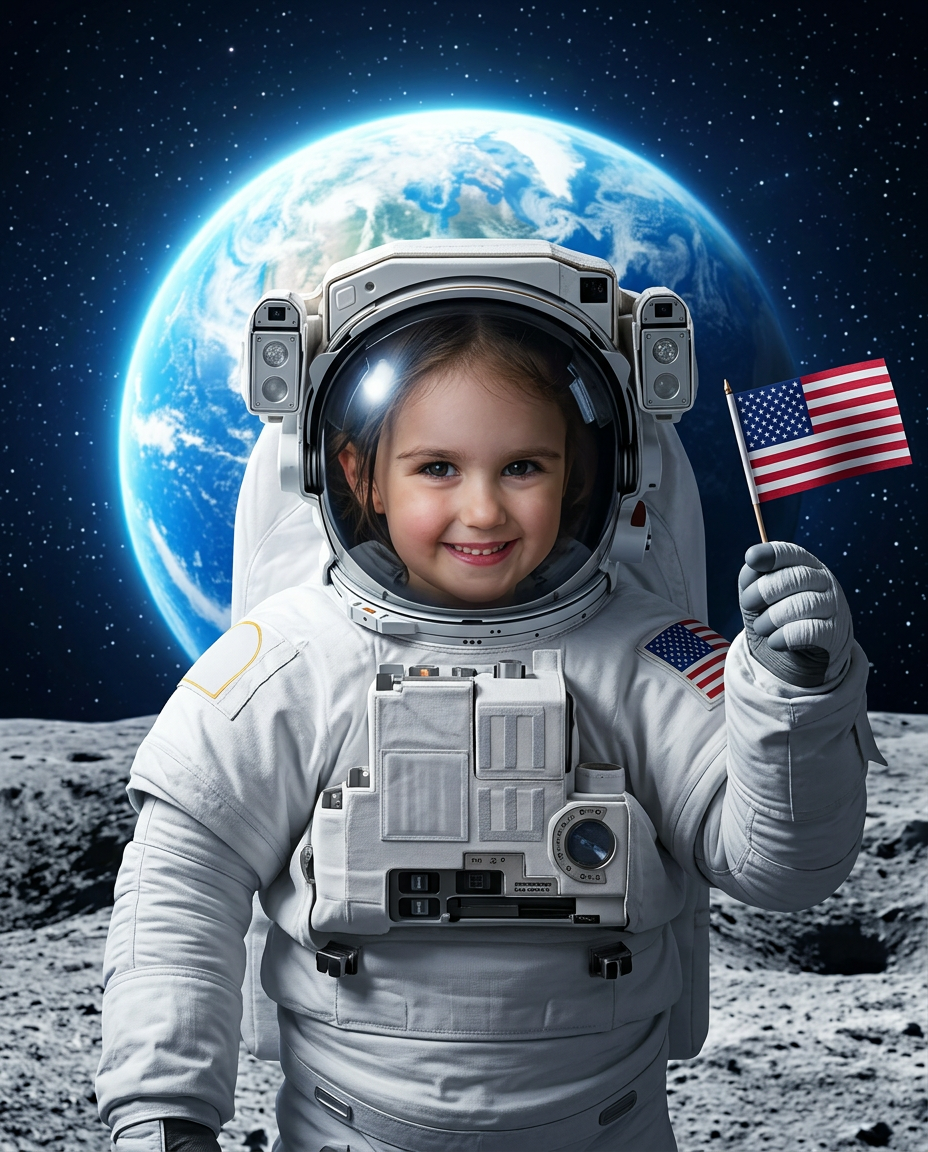 Tiny hero portrait — Astronaut