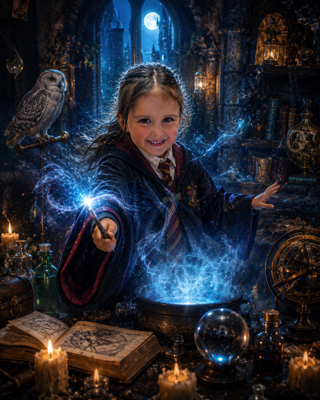 Apprentice Wizard — Moonlit Cauldron